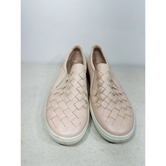 ECCO SOFT 7 WOVEN SLIP ON DROID SOFT 7 LEATHER SLIP-ON WOMEN SNEAKER $160 Size 7 - Picture 3 of 8
